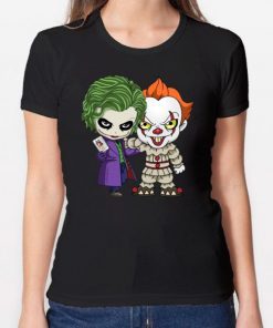 It Joker Pennywise Stand Together Halloween Horror Shirt
