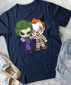 It Joker Pennywise Stand Together Halloween Horror Shirt