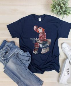 It pennywise san francisco 49ers sitting on seattle seahawks shirt