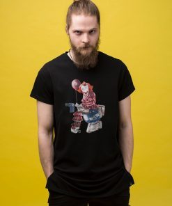 It pennywise san francisco 49ers sitting on seattle seahawks shirt