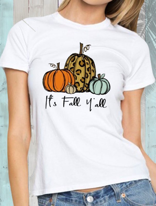 Its Fall Y’all, Pumpkin shirt - Reviewshirts Office
