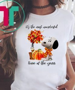 It’s The Most Wonderful Time Of The Year Snoopy Shirt