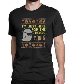 I’m just here for the boos Christmas Tee Shirt