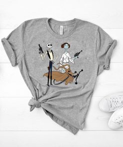 Jack Skellington Sally And Zero As Star Wars Custome Shirt