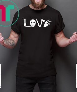 Jason Voorhees Love Icon Horror Shirt