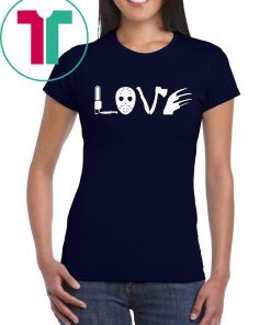 Jason Voorhees Love Icon Horror Shirt
