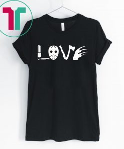 Jason Voorhees Love Icon Horror Shirt