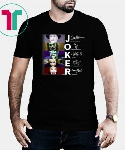 Joker Jack Nicholson Joaquin Phoenix Mark Hamill Heath Ledger Cesar Romero Shirt