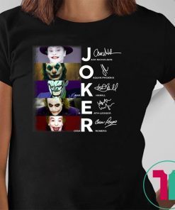Joker Jack Nicholson Joaquin Phoenix Mark Hamill Heath Ledger Cesar Romero Shirt