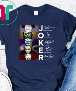 Joker Jack Nicholson Joaquin Phoenix Mark Hamill Heath Ledger Cesar Romero Shirt