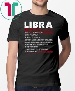 Libra facts zodiac birthday shirt