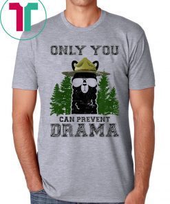 Llama Camping Only You Can Prevent Drama Unisex Shirt