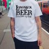 Longneck ice cold beer never broke my heart shirt