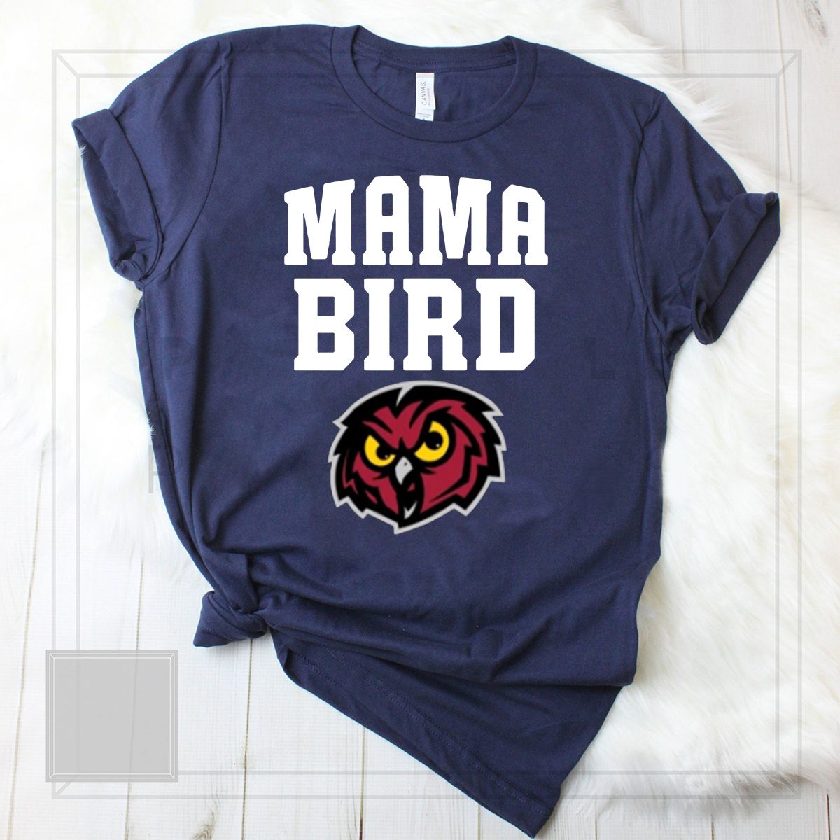Mama Bird Temple Owls Shirt