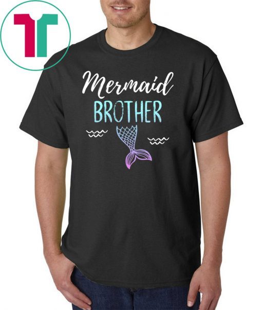 Mermaid Brother Family Birthday Party T-shirt