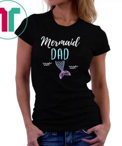 Mermaid Dad Family Birthday Party T-shirt