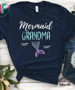 Mermaid Grandma Family Birthday Party T-shirt