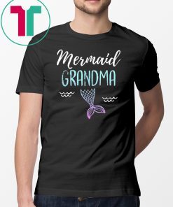Mermaid Grandma Family Birthday Party T-shirt