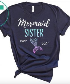 Mermaid Sister Family Birthday Party T-shirt