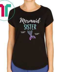 Mermaid Sister Family Birthday Party T-shirt