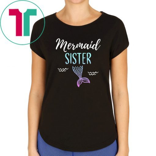 Mermaid Sister Family Birthday Party T-shirt