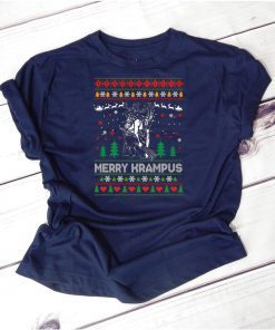 Merry Krampus Christmas sweatshirt Tee Shirt