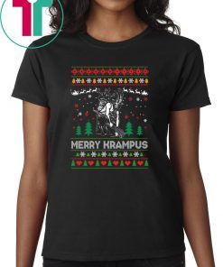 Merry Krampus Christmas sweatshirt Tee Shirt