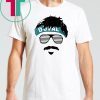Minshew Headband Mustache glasses Duval tee for men women T-Shirt