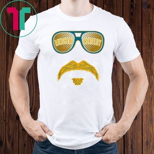 Minshew Mentality Mustache and Sunglasses T-Shirt