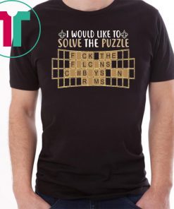 New Orleans Saints I would like to solve the puzzle shirt