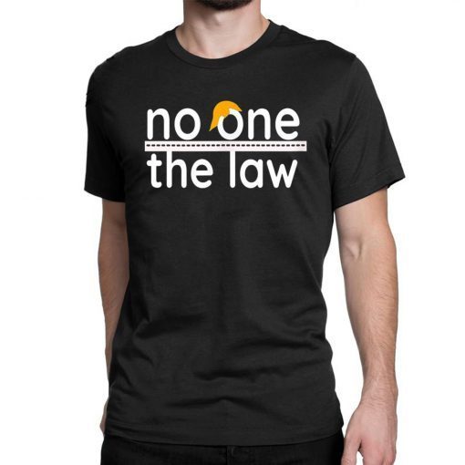 No One is Above the Law Trump Political Fun & SeriousT-Shirt