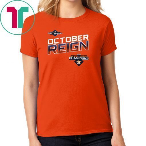 Astros al west champion October reign braves shirt Limited Edition