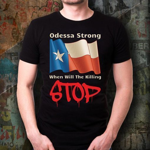 Odessa Strong US Flag T-Shirt