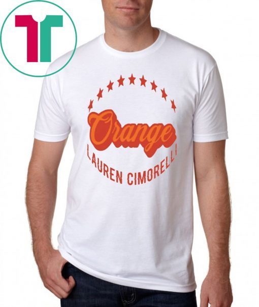 Orange Lauren Cimorelli Shirt