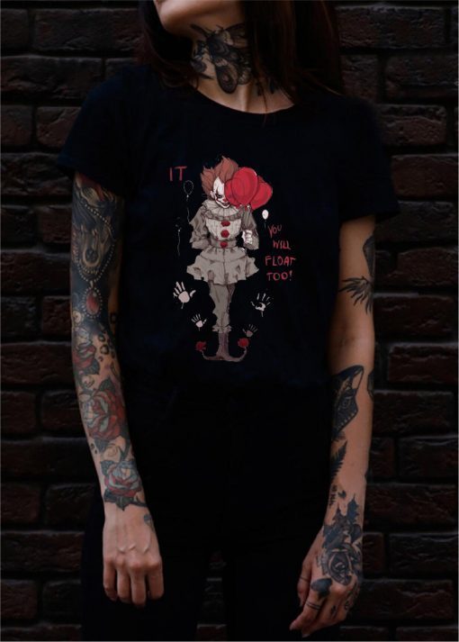 Pennywise IT You Will Float Too Halloween Shirt