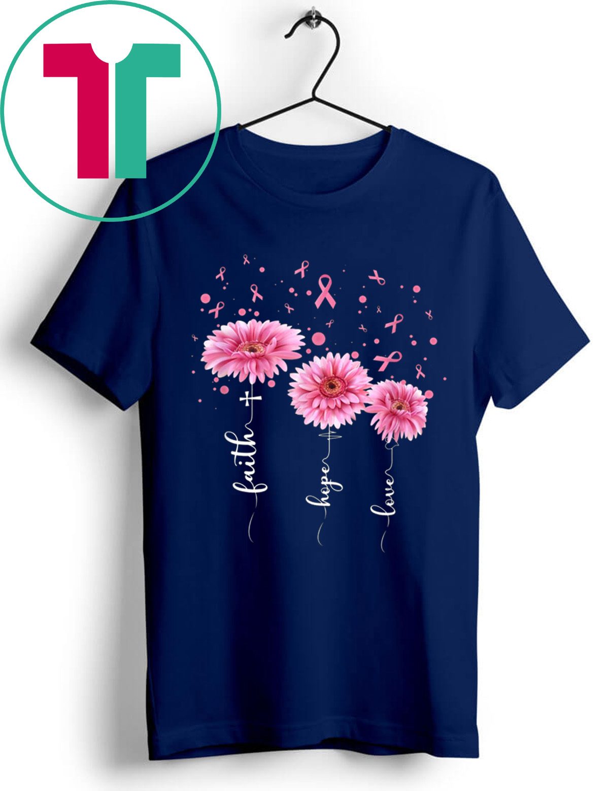Official Pink Daisy Flower Breast Cancer Awareness Shirt - Reviewshirts ...