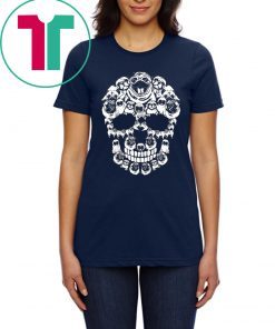 Pug Dog T-Shirt Halloween Skull Costumes Gift