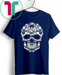 Pug Dog T-Shirt Halloween Skull Costumes Gift