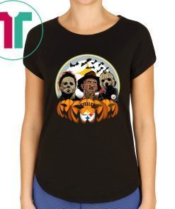 Retro Halloween Pittsburgh Steelers Jason Leatherface Freddy T-Shirt