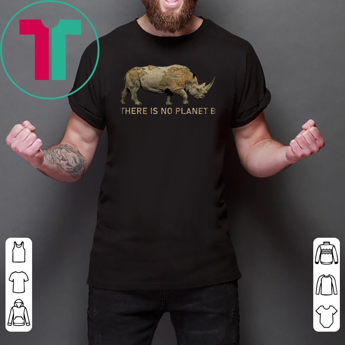 Rhino There Is No Planet B Shirt Reviewshirts Office