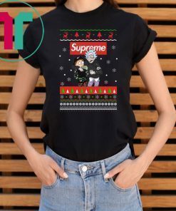 Rick And Morty Supreme Christmas Sweatshirt Funny