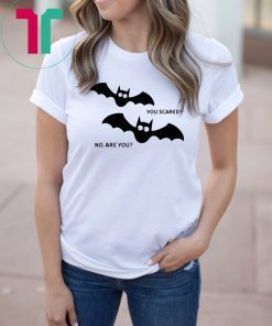 Scared Bats Funny Halloween Shirt