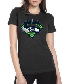 Seattle seahawks superman logo Shirt