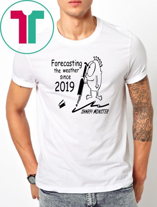Sharpi Weather Monster Forcasting the Weather Since 2019 Halloween Shirt