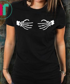 Skeleton Wrap Around Hands Women’s Shirt