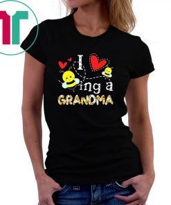 Sunflower Bee I love being a grandma shirt