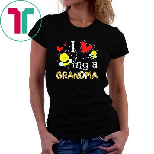 Sunflower Bee I love being a grandma shirt