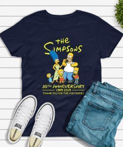The simpsons-30th anniversary 1989-2019 thank you for memories Shirt