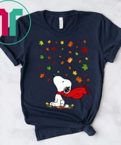 The snoopy leaf fall hello autumn Shirt
