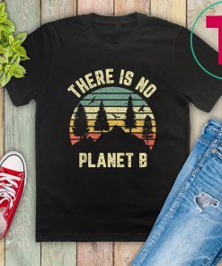 Vintage There is No Planet B Earth Day Science T-Shirt